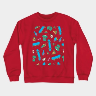 Skater Doodle Crewneck Sweatshirt